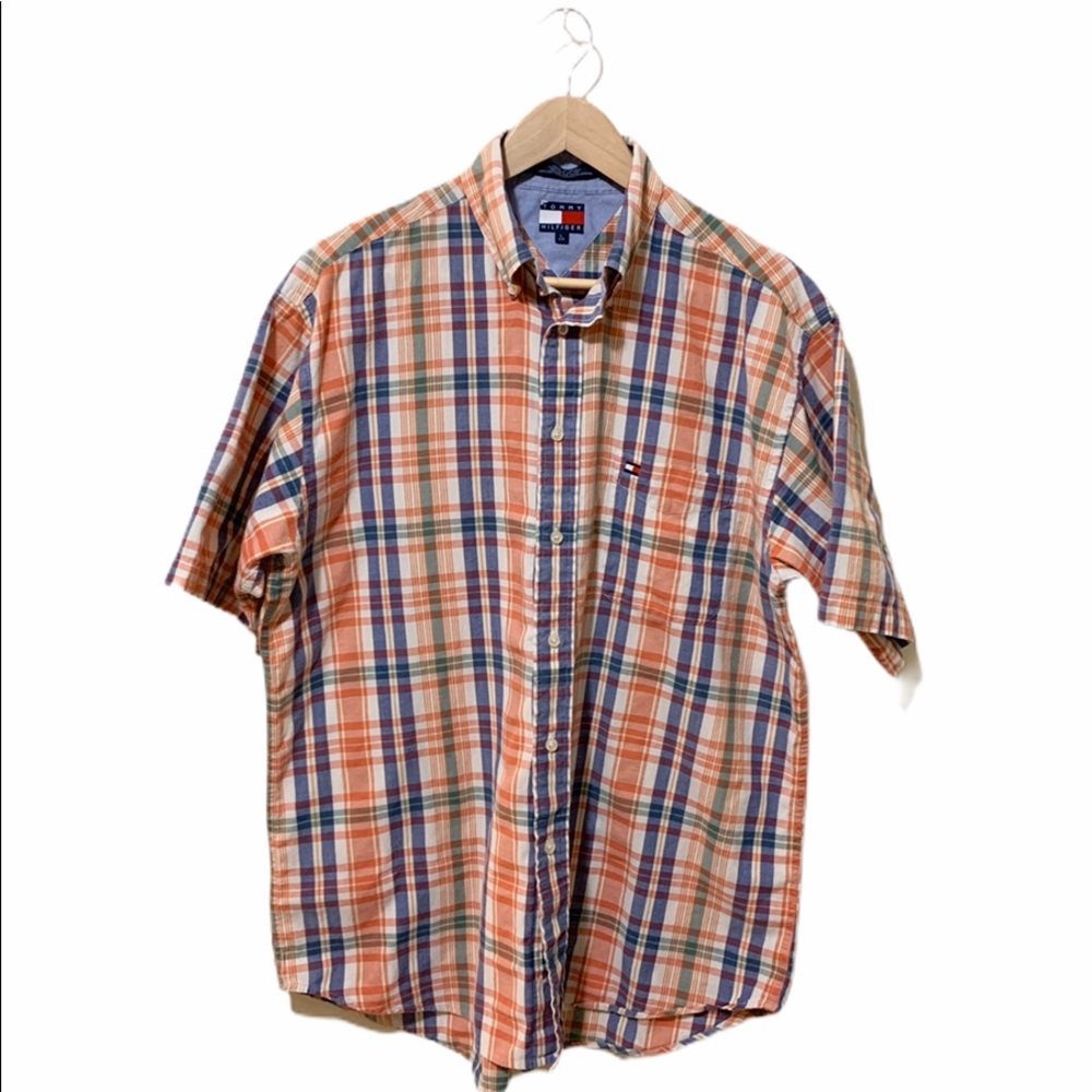 Vintage Tommy Hilfiger button down shirt, large